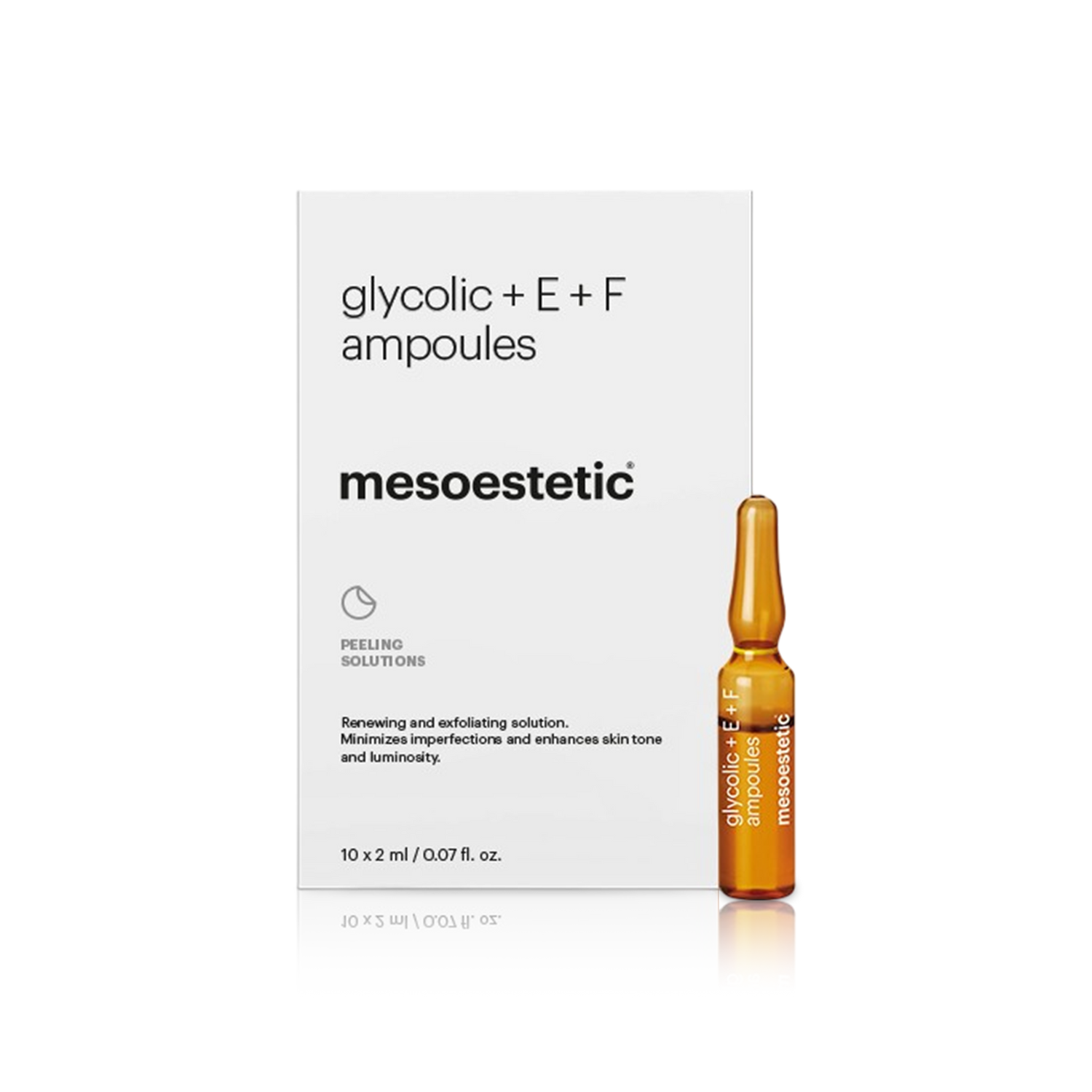 Glycolic Acid 10% + Vit E + F Ampoules