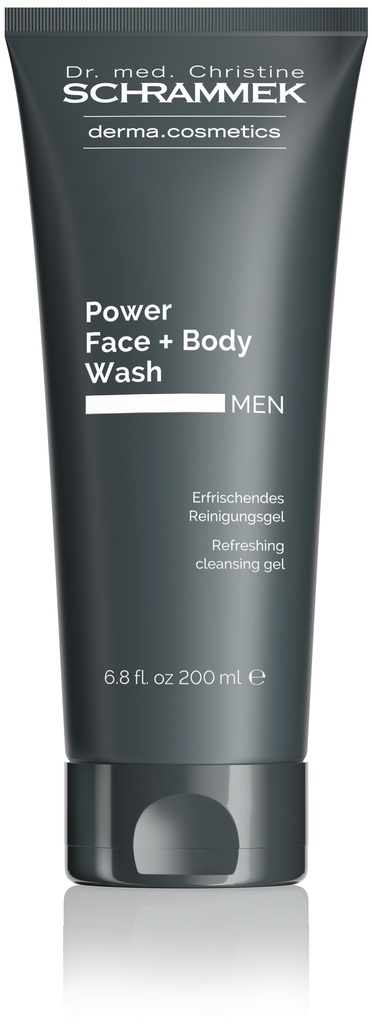 Power face + body wash
